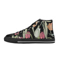 Tulips Men's High Top Canvas Shoes US14 Men's Classic High Top Canvas Shoes Printed Offshore