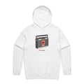 Classic Rock, Cassette Player Men's AS Colour Hoodie White Mens Hoodie Music Printed In Australia