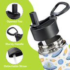 UFO's 12oz Kids Water Bottle with Straw Lid