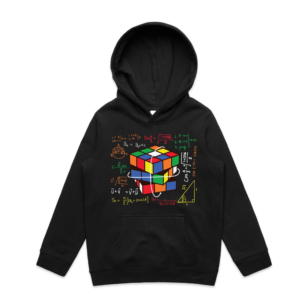 Game Cube Equations Kids AS Colour Hoodie