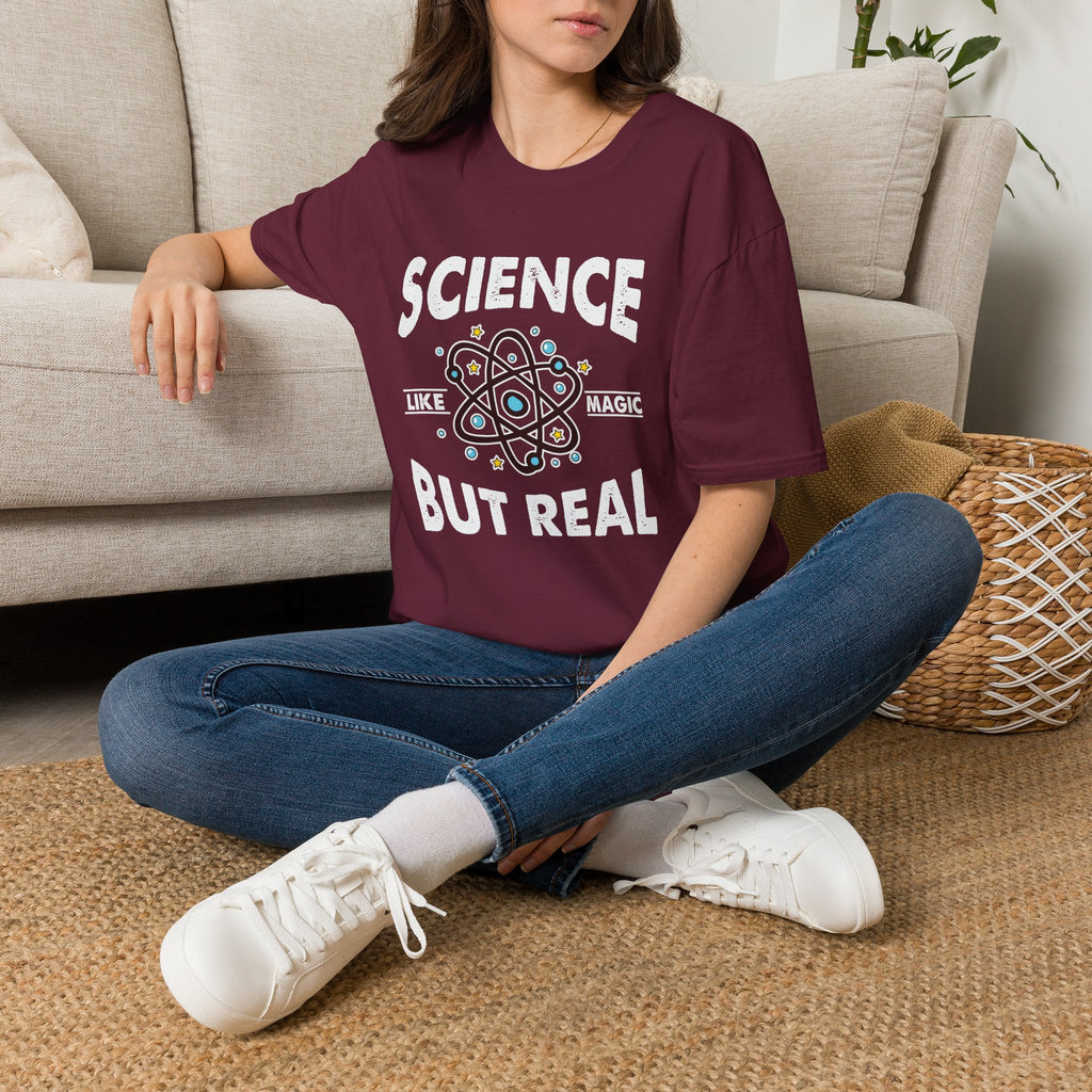 Science, Like Magic But Real Unisex T-Shirt Unisex Adult T-shirt Globally Fulfilled Science