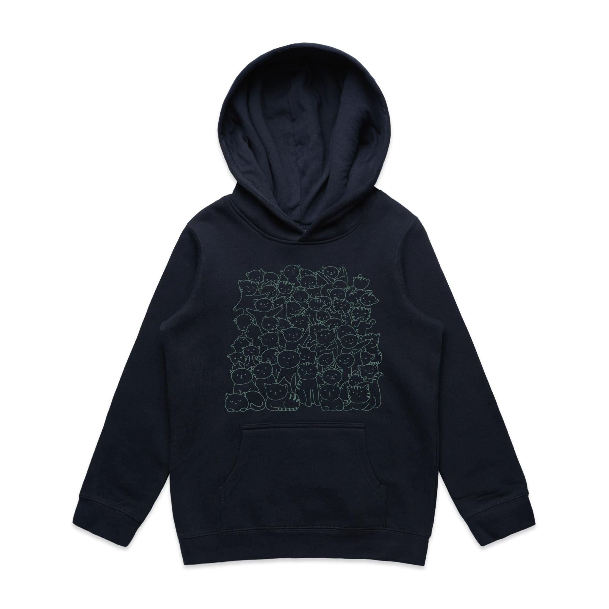 Lots And Lots Of Cats Kid's AS Colour Hoodie