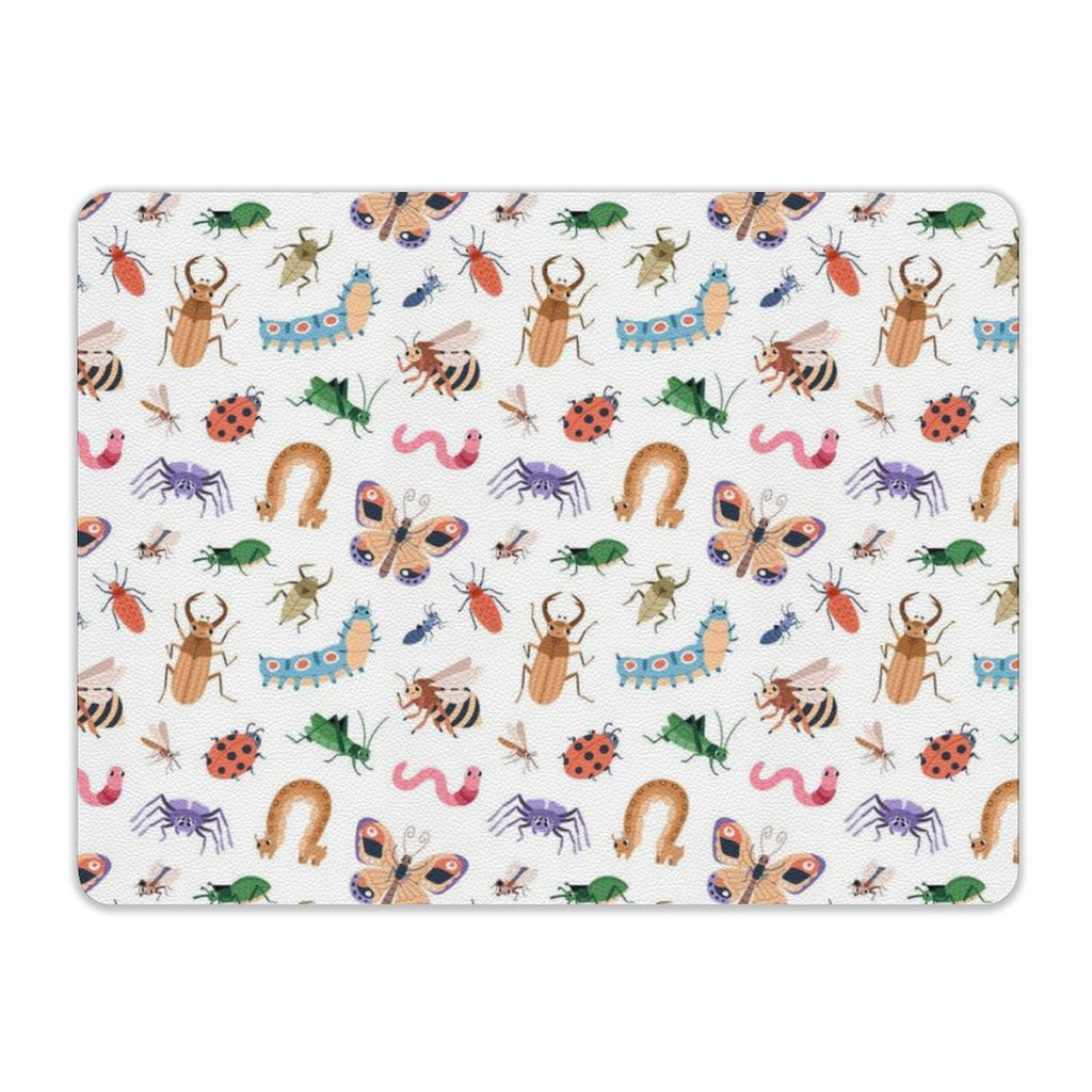 Cute Little Bugs Leather Mouse Pad Leather Mouse Pad animal Printed Offshore