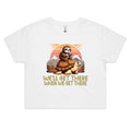 Sloth We'll Get There When We Get There Women's AS Colour Crop Tee