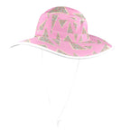 Fairy Bread On Pink Wide Brim Bucket Hat Wide Brim Bucket Hat Food Printed Offshore