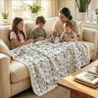 Cute Bugs Colour Your Own Blanket 100×150cm