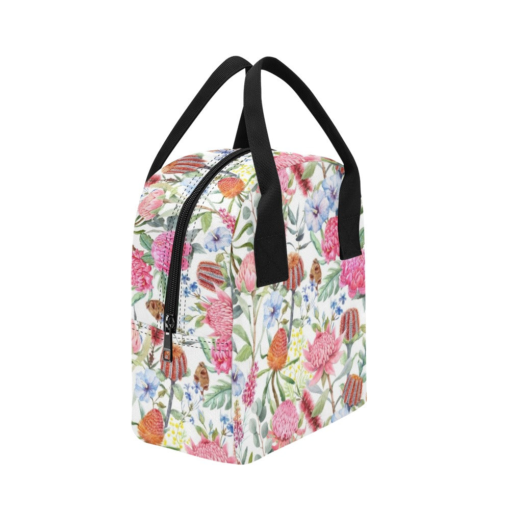 Australian Flowers - Zipper Lunch Bag Zipper Lunch Bag Printed Offshore