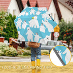 Polar Bears and Penguins Kids Safe Round Corner Umbrella Kids Safe Round Corner Umbrella animal Printed Offshore