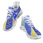 Blue Swirl Women's Twisted Sole Sneakers
