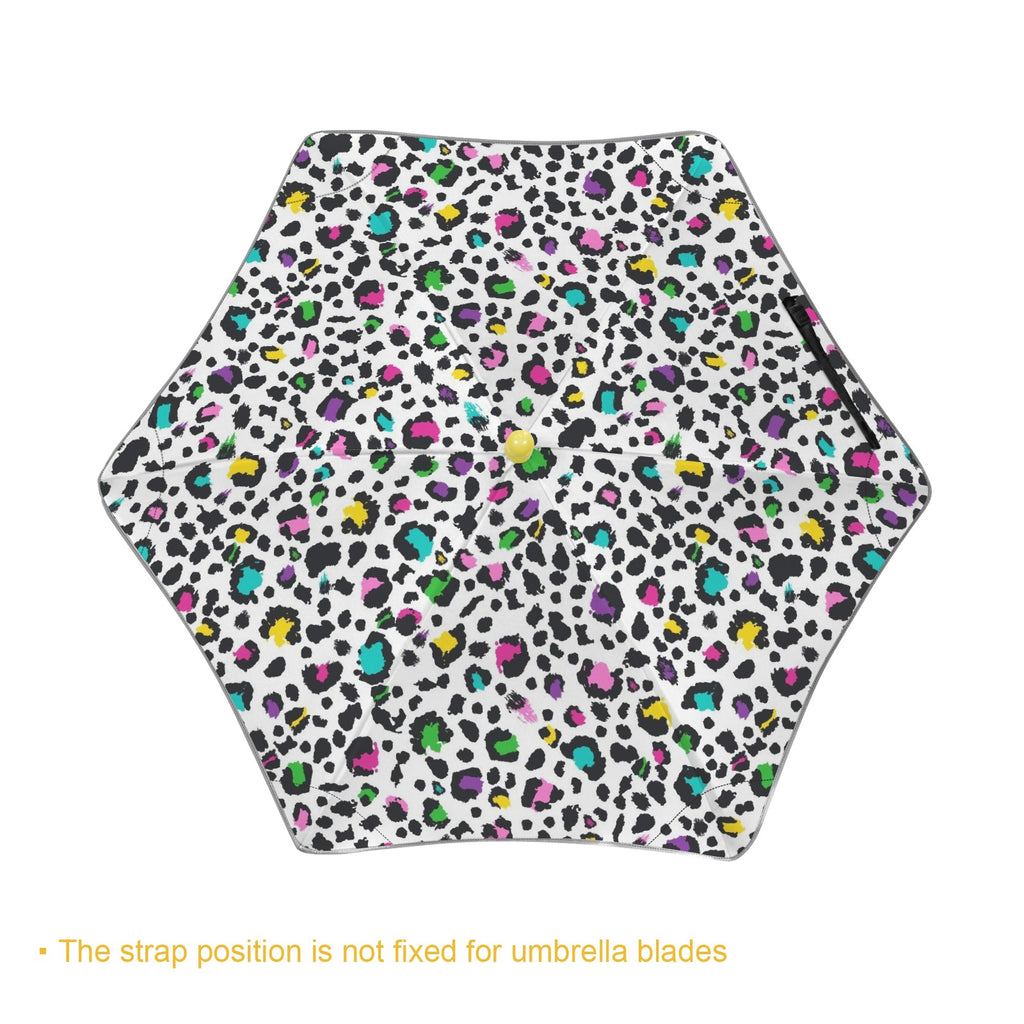 Animal Print In Colour Kids Safe Round Corner Umbrella Kids Safe Round Corner Umbrella animal Printed Offshore