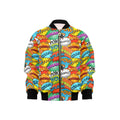 Comic Book 2 Kids Bomber Jacket XL Kids Bomber Jacket comic Printed Offshore
