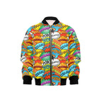 Comic Book 2 Kids Bomber Jacket XL Kids Bomber Jacket comic Printed Offshore