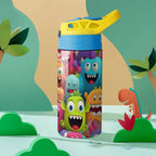 Crazy Colourful Monsters - Little Kids Water Bottle Little Kids Water Bottle Printed Offshore Sci Fi