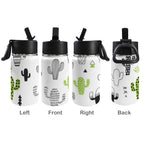 Graphic Cactus 12oz Kids Water Bottle with Straw Lid