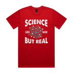 Science, It's Like Magic But Real Men's AS Colour T-shirt Red Mens T-shirt Printed In Australia Science