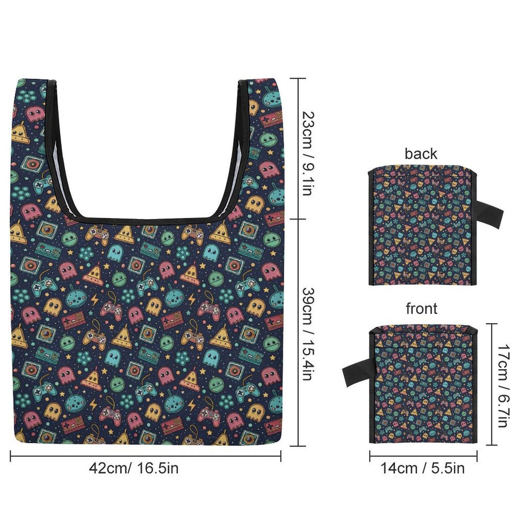Video Game Foldable Shopping Bag