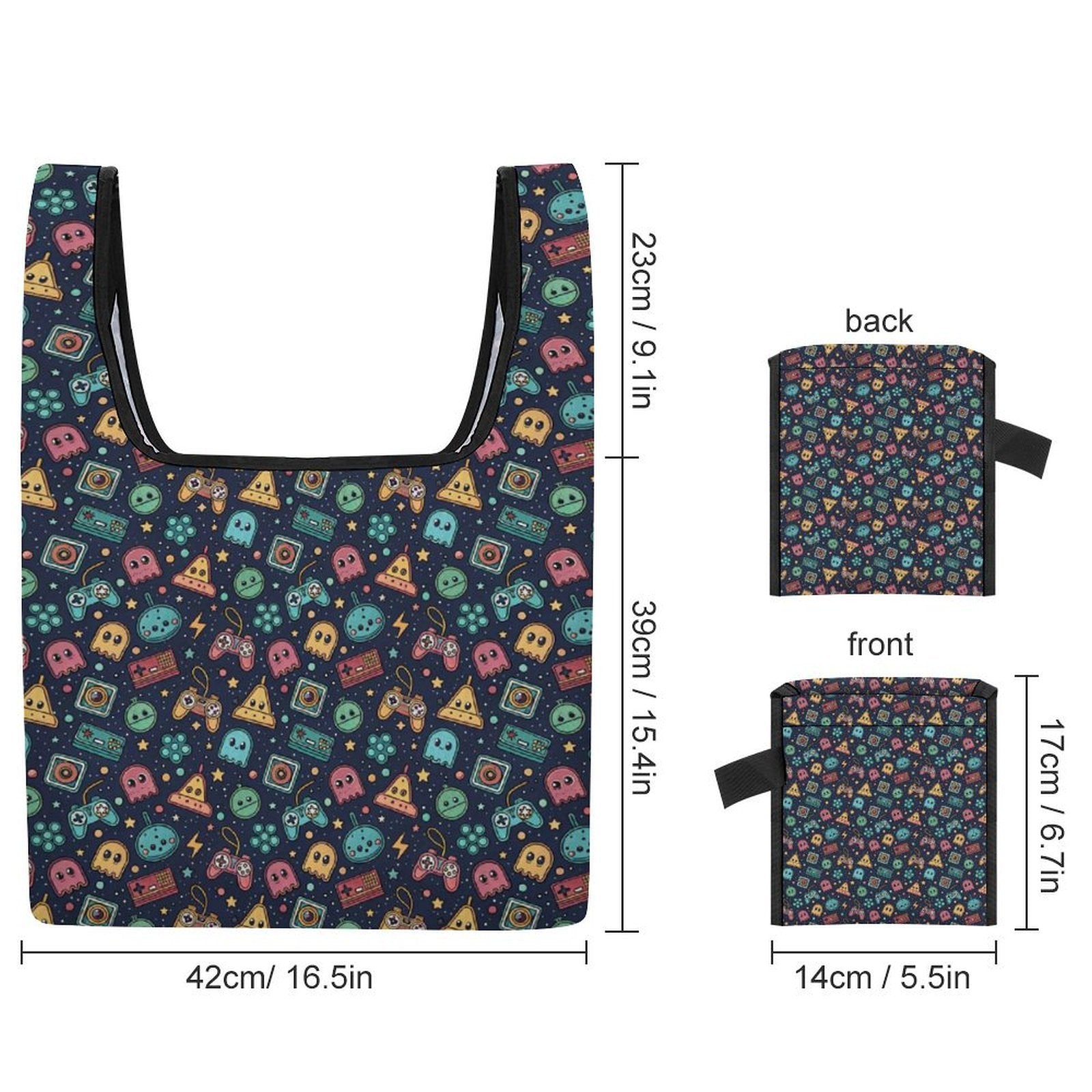 Video Game Foldable Shopping Bag