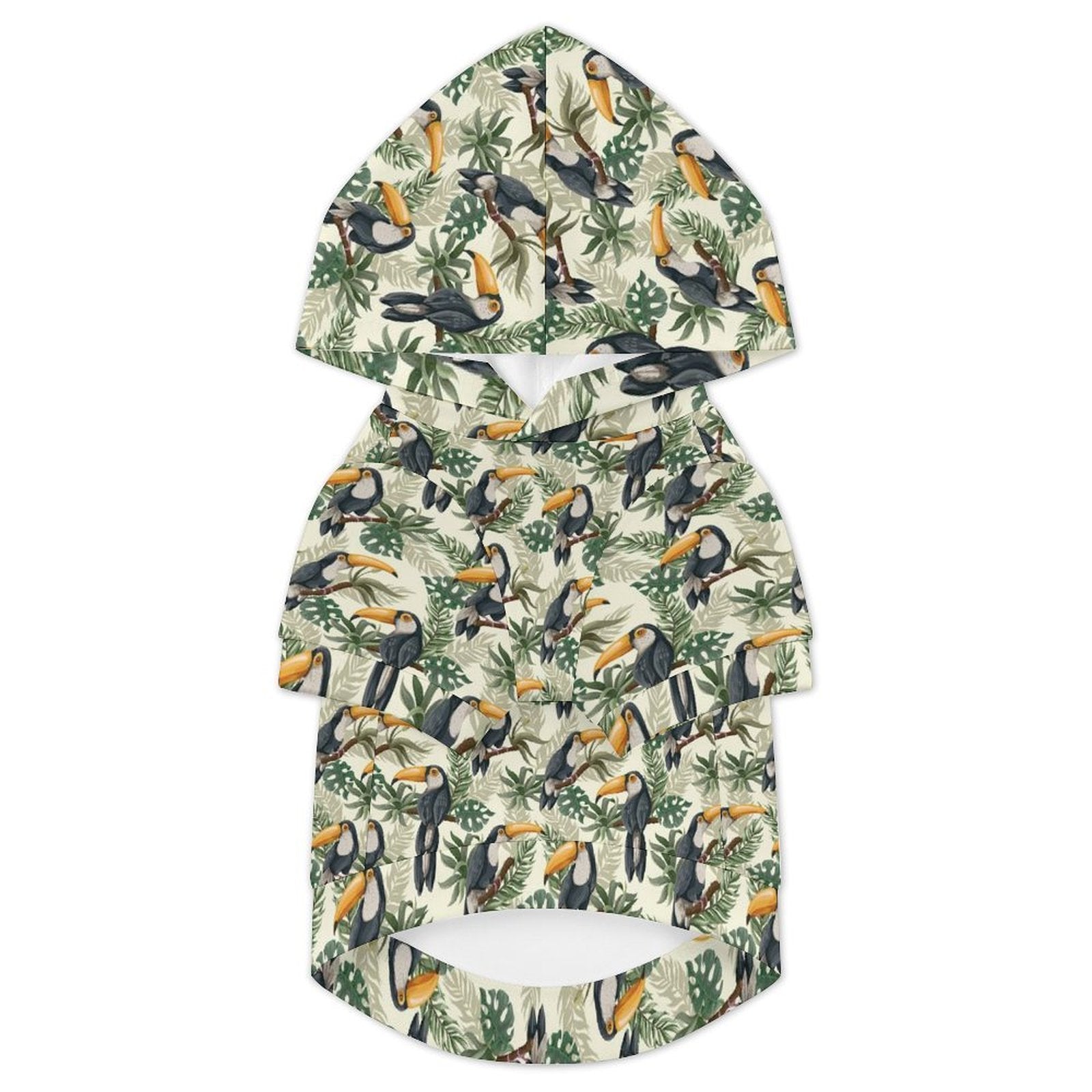 Toucan Jungle Pet Hoodie (Large Size)