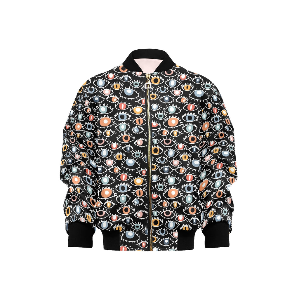 Eyes On Black Kids Bomber Jacket XL Kids Bomber Jacket Printed Offshore