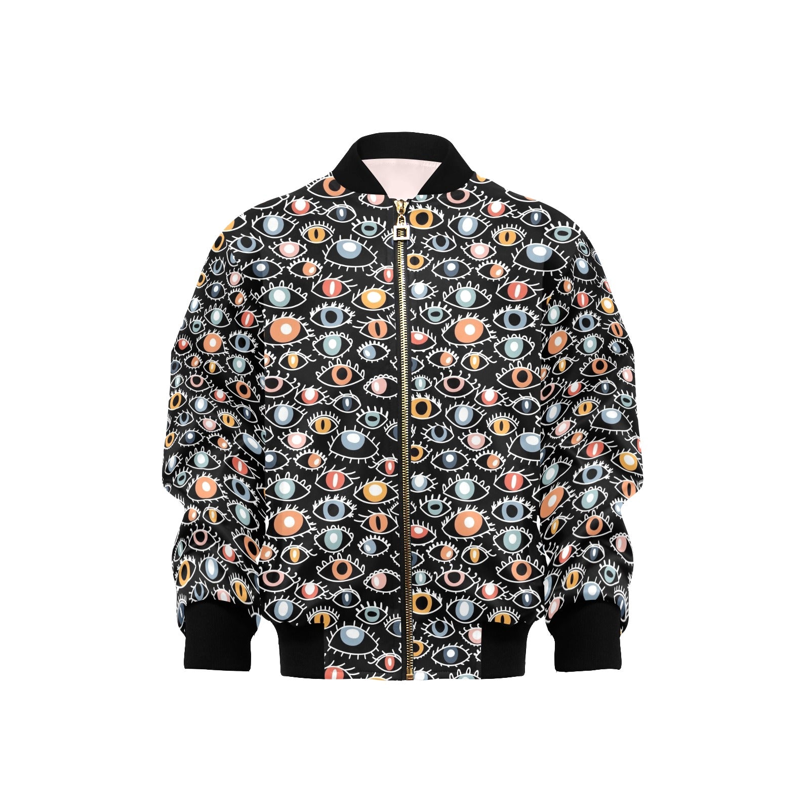 Eyes On Black Kids Bomber Jacket XL Kids Bomber Jacket Printed Offshore