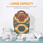 Vintage Floral Multi-Function Backpack, Nappy / Diaper Bag Multi-function Backpack, Nappy / Diaper Bag Printed Offshore