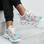 Pink Watermelon Women's Twisted Sole Sneakers
