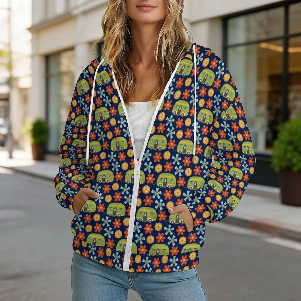 Hippie Caravan Women's Full-Zip Hoodie