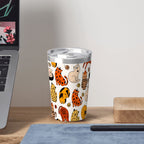 Cat Nap Small Stainless Steel Travel Mug Cup 12oz/350ml