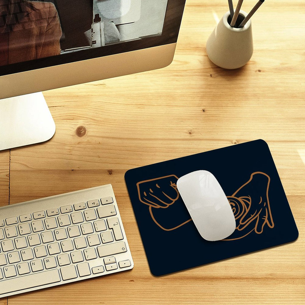 Barista Leather Mouse Pad Leather Mouse Pad Coffee Printed Offshore