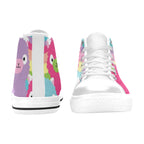 Cute Alpaca - Kids High Top Canvas Shoes