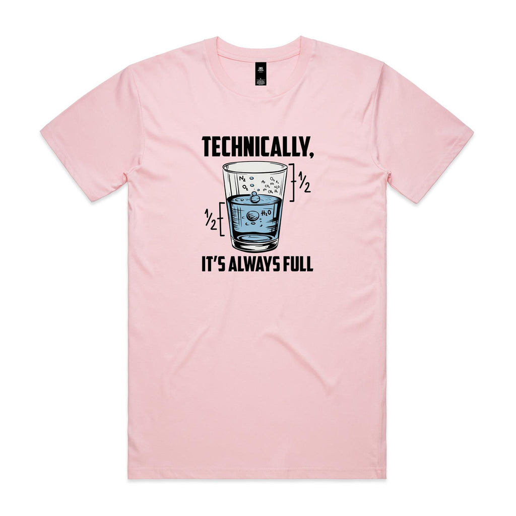 Glass Half Full Men's AS Colour T-shirt