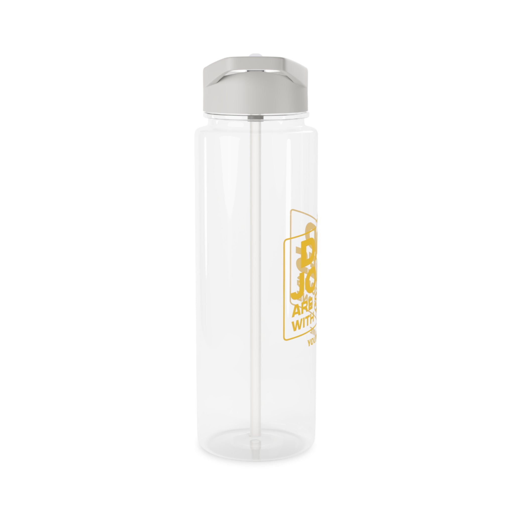 Personalised - The Dad Jokes Are Strong With This One - Clear Tritan Water Bottle