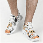 Cute Cartoon Cats Men's Twisted Sole Sneakers