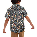 Eyes On Black Junior Kids Hawaiian Shirt