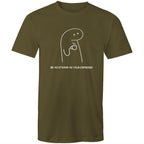 Be As Strong As Your Espresso - Mens T-Shirt Army Green Mens T-shirt Coffee Printed In Australia