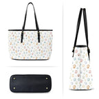 Paw Print PU Leather Tote Bag Large Leather Tote Bag-Large animal Printed Offshore