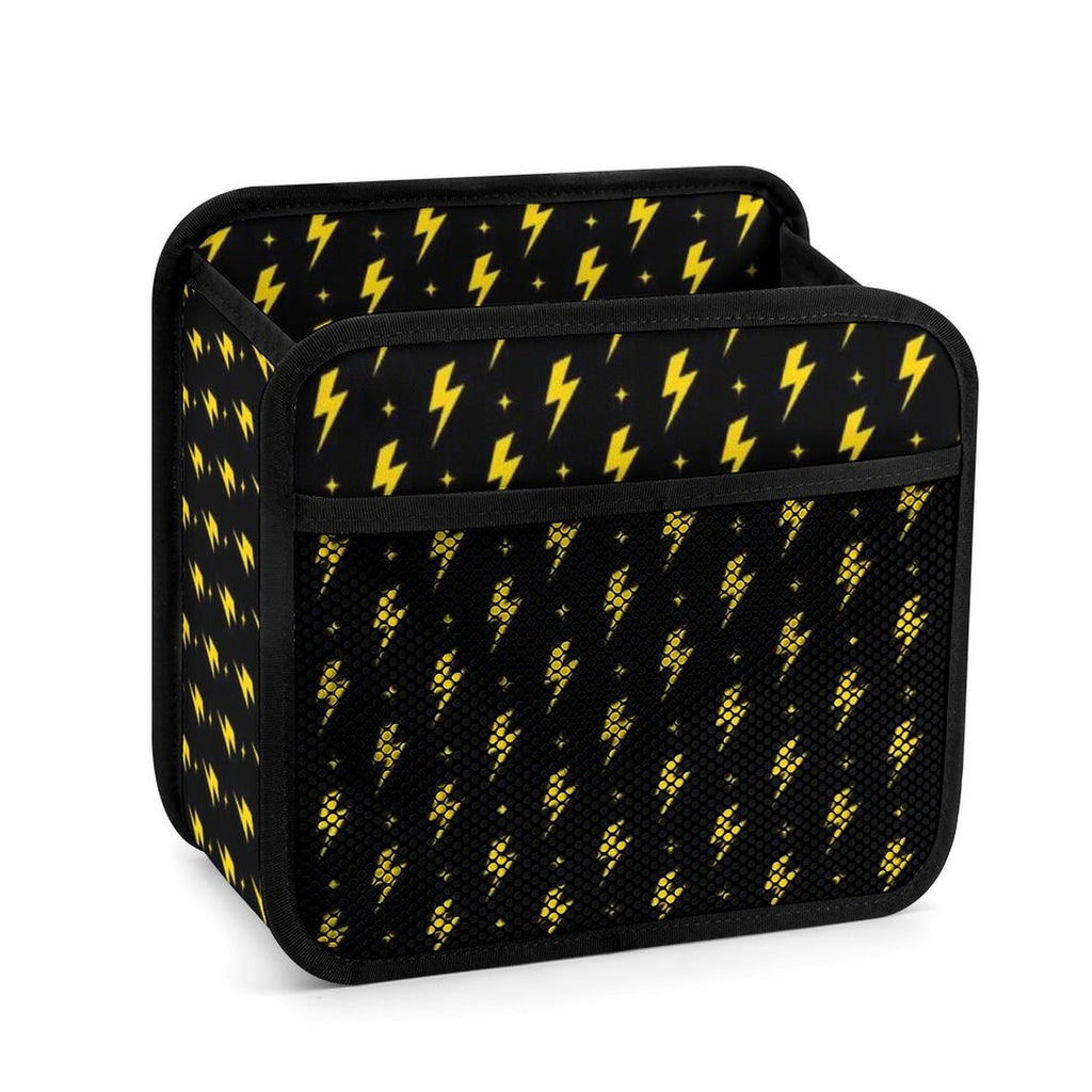 Yellow Lightning Car Seat Back Organiser white 24.3x23.2x12.7cm Car Seat Back Organiser comic Printed Offshore