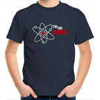 I'm The Bomb, Atom - Kids Youth T-Shirt Navy Kids Youth T-shirt Printed In Australia Science