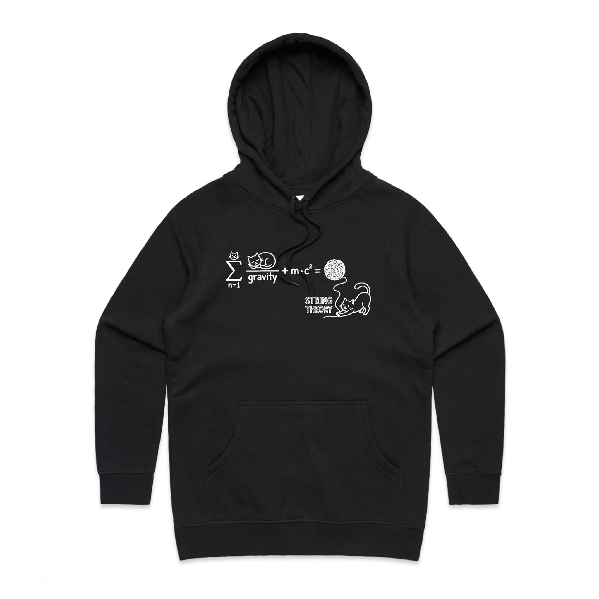 Cat String Theory Physics Women's AS Colour Hoodie