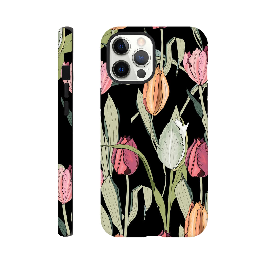 Tulips Apple iPhone Tough case iPhone 12 Pro Max iPhone Tough Case Globally Fulfilled Plants