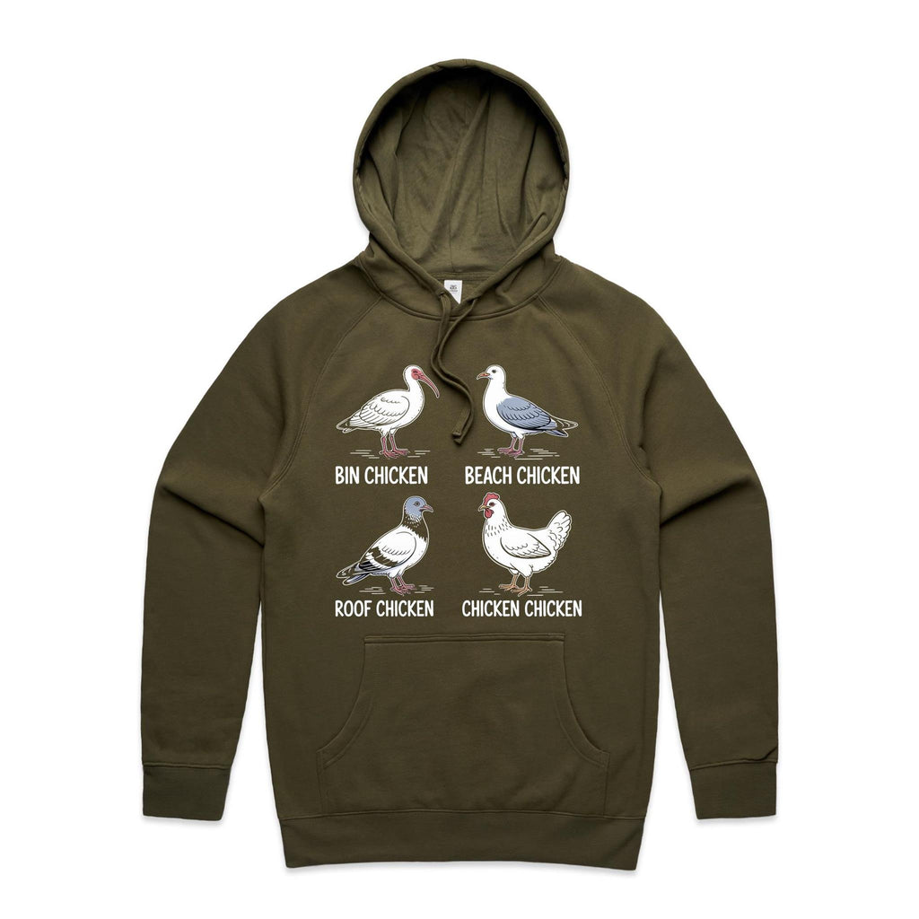 Bin Chicken Men's AS Colour Hoodie