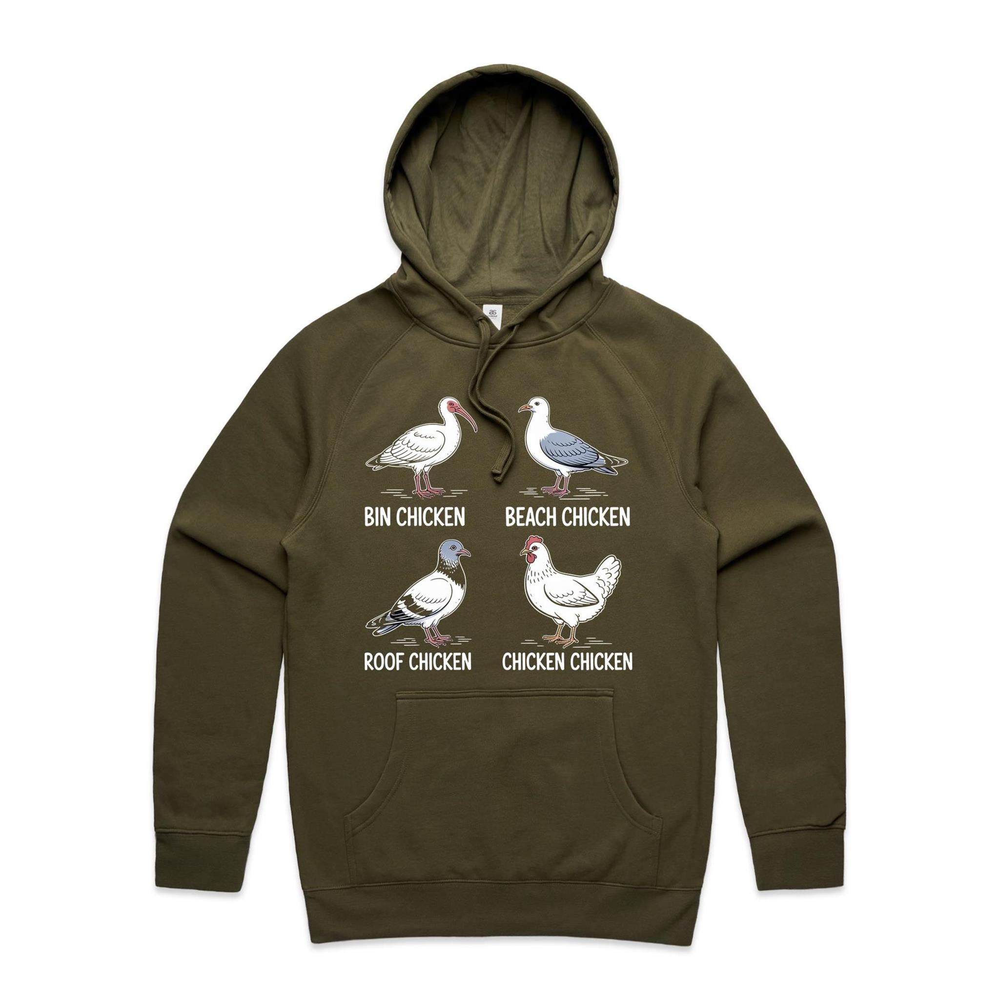 Bin Chicken Men's AS Colour Hoodie