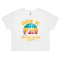 Gen X Metal Slide Strong Women's AS Colour Crop Tee
