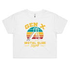 Gen X Metal Slide Strong Women's AS Colour Crop Tee