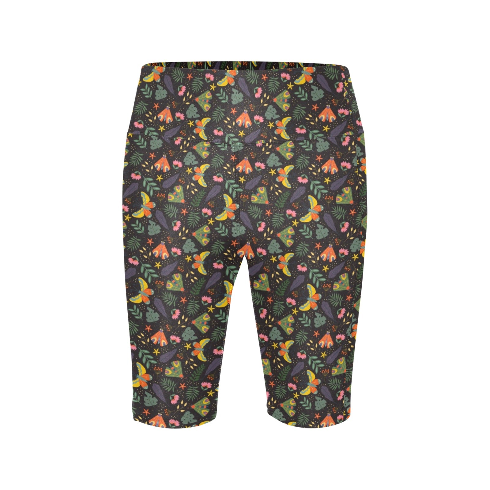 Dark Butterfly Women's Bike Shorts With Side Pockets