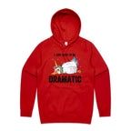 Dramatic Rainbow Goose Men's AS Colour Hoodie Red Mens Hoodie animal Printed In Australia