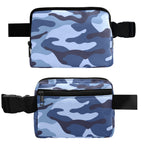 Blue Camouflage - Belt Bag