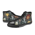 Australian Native Flowers - Men's High Top Canvas Shoes
