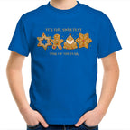 Gingerbread, It's The Sweetest Time Of The Year, Christmas - Kids Youth T-Shirt Bright Royal Kids Christmas T-shirt Christmas Printed In Australia