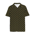 Yellow Lightning Men's Short Sleeve Hawaiian Shirt Men's Hawaiian Shirt (New) comic Printed Offshore